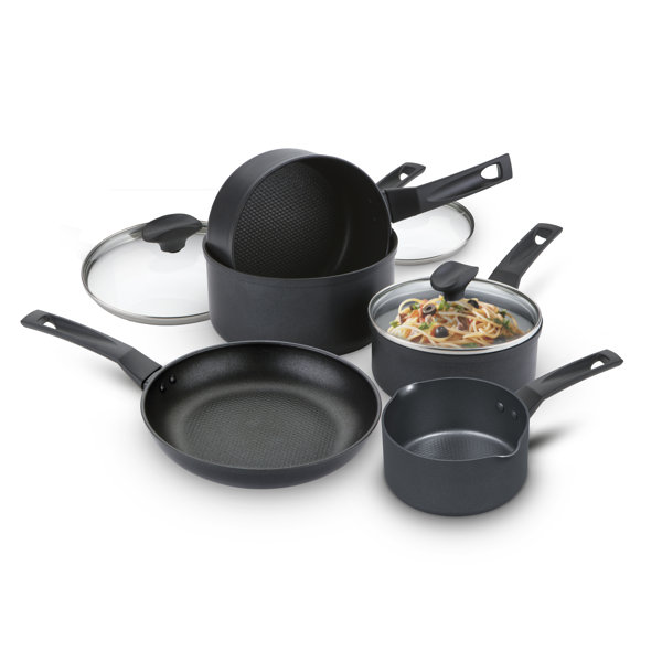 Prestige 9X Tougher 5 Piece Saucepan and Frying Pan Set Superior